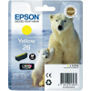 C13T26344010 Картридж 26XL (Белый медведь) Yellow для Epson XP-600/605/700/800