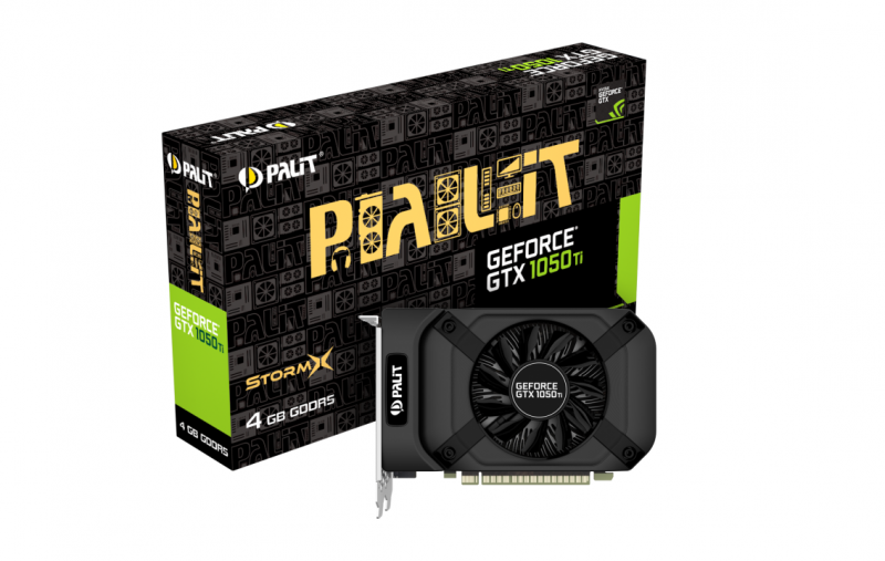 Видеокарта Palit GeForce GTX 1050 Ti StormX