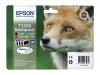 C13T12854010 Комплект картриджей, T1285 (Лиса) для Epson Stylus S22/SX125/SX420W/BX305F (черн,син,кр